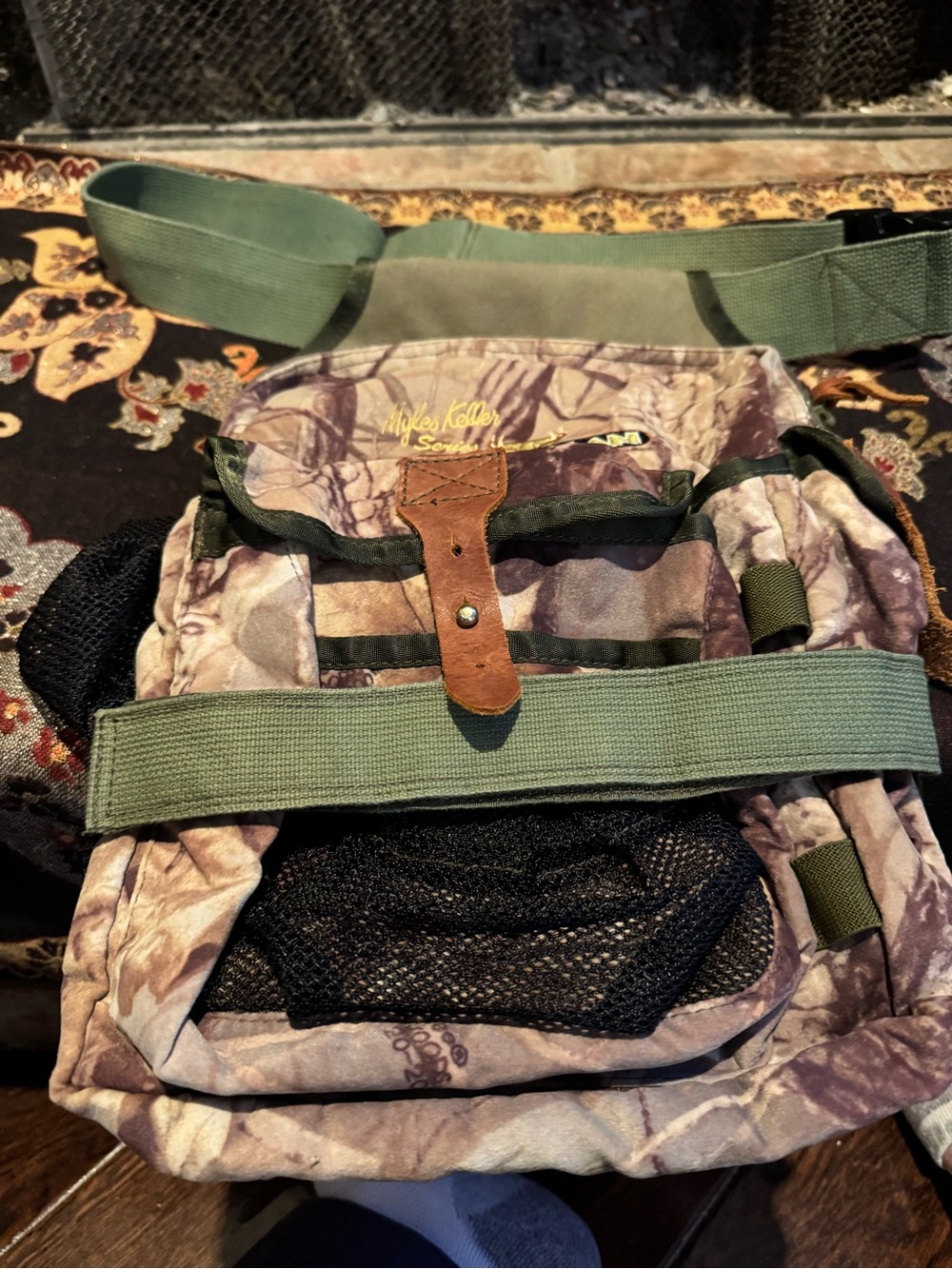 "Buck Man" camo turkey hunting chest pack